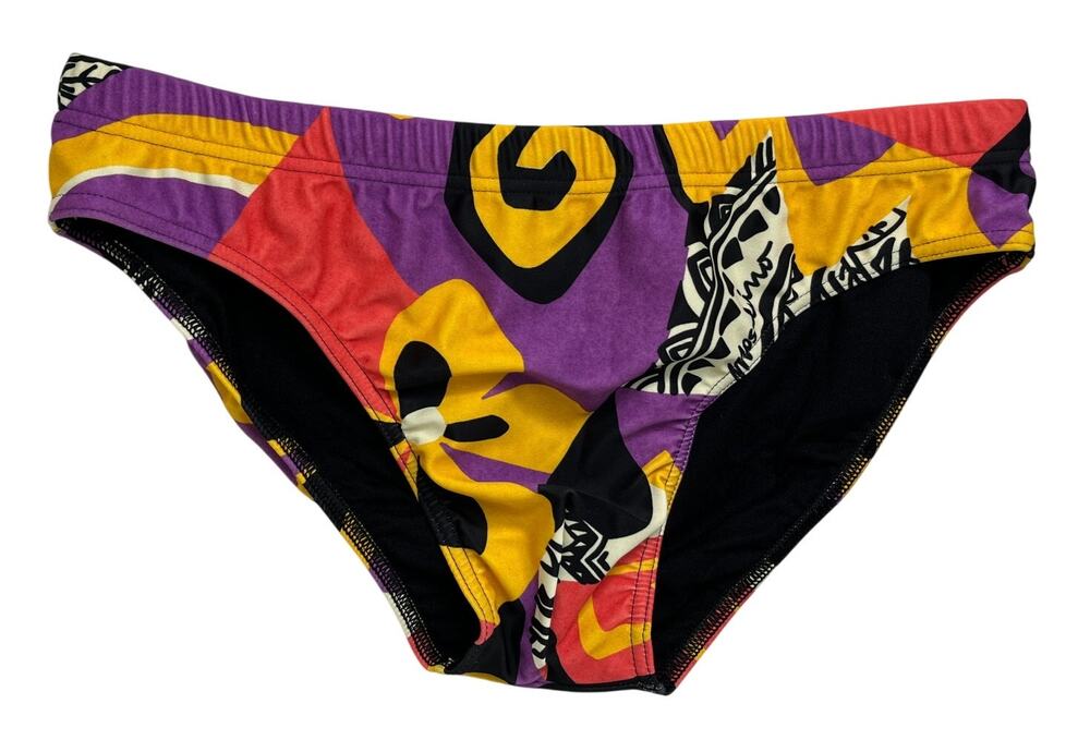5-1 MOSCHINO Men's NWOT Abstract Geometric Speedo M/US32/EU48